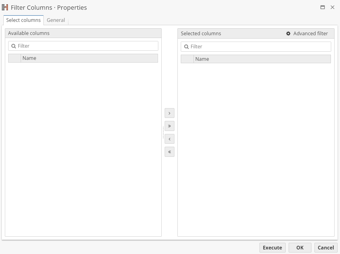 example properties window