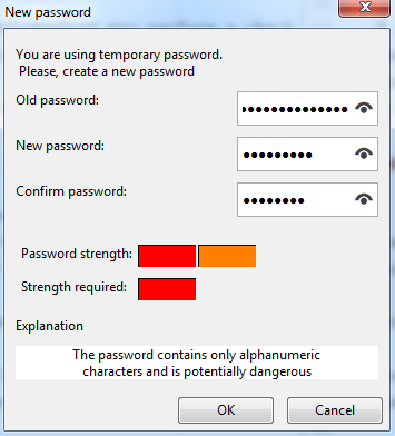 post install login set password