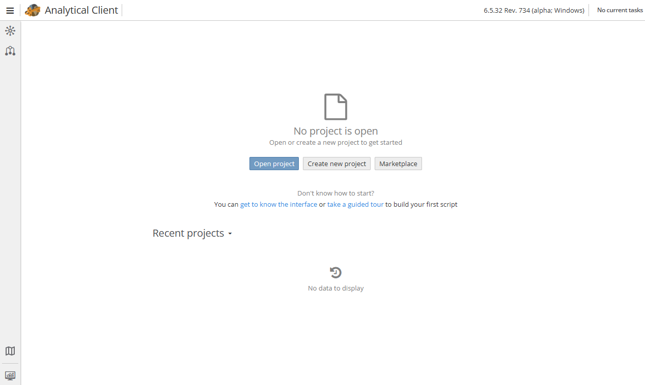 projects import button