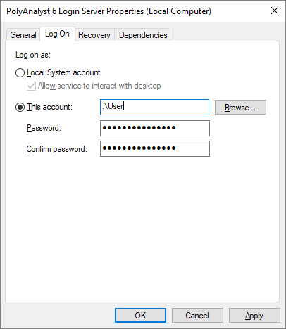 user name ls service