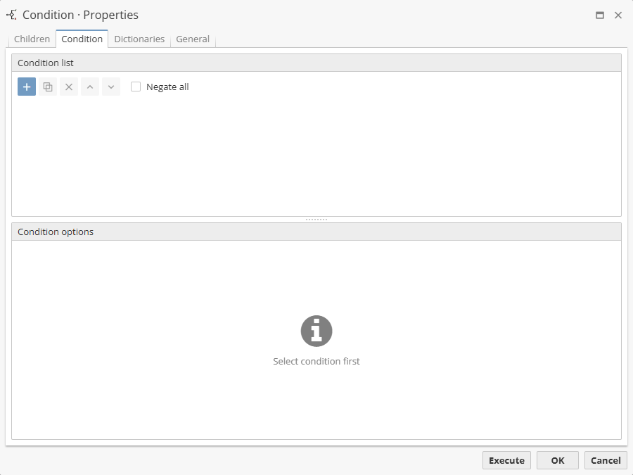 condition condition empty
