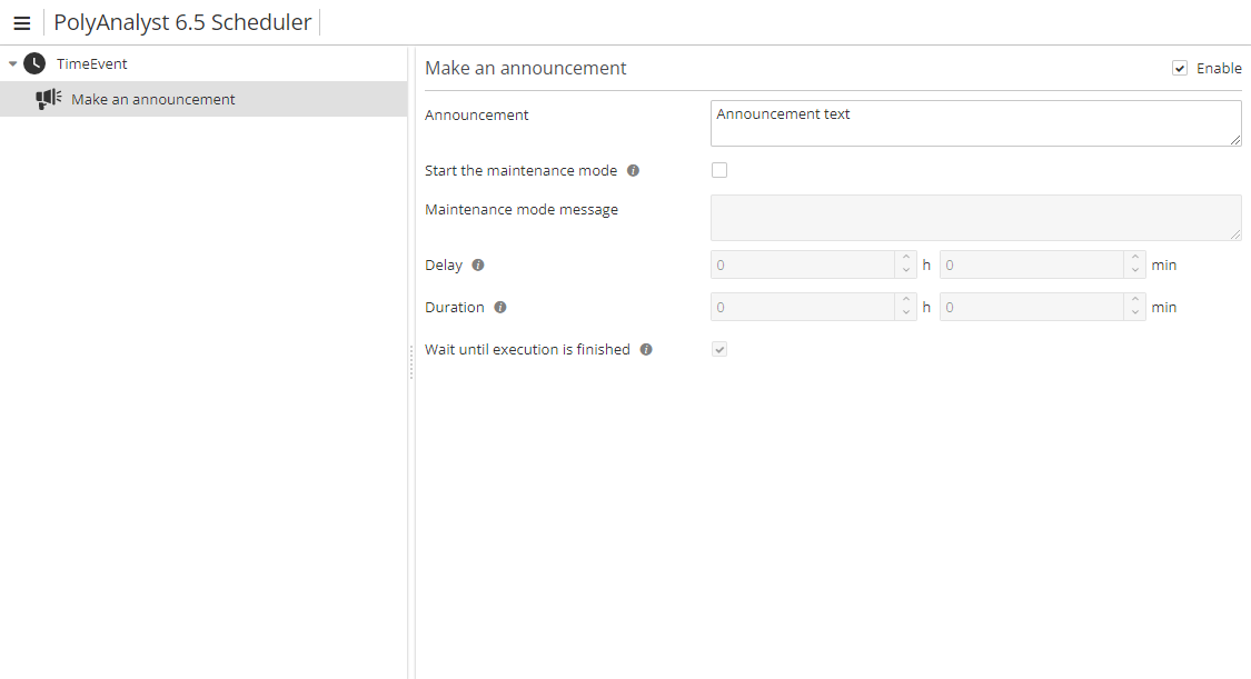 sch maintanence announcement