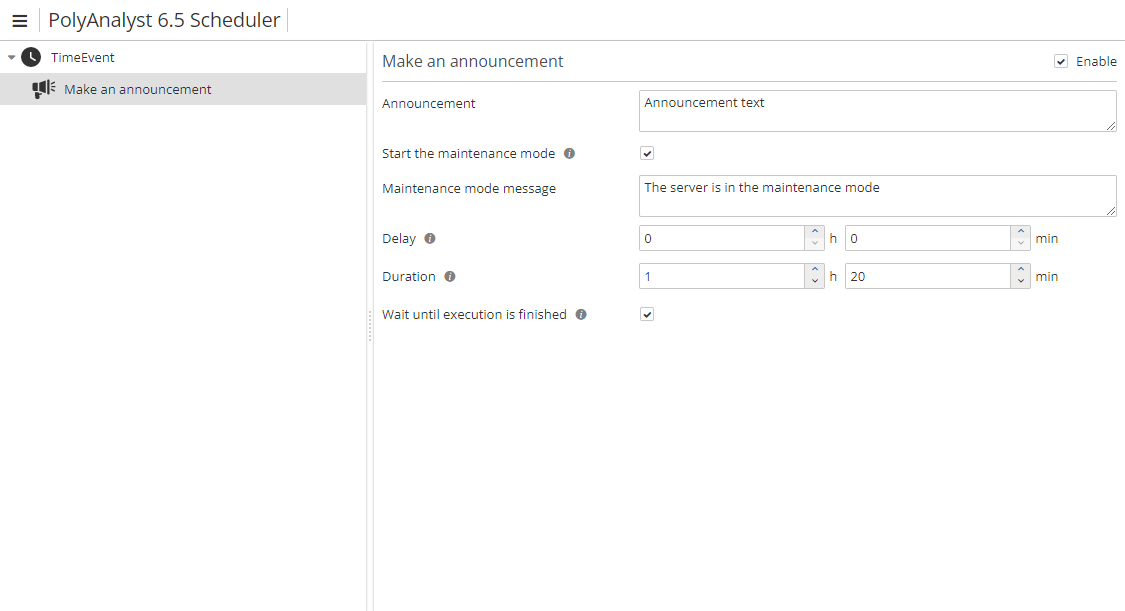 sch maintanence text