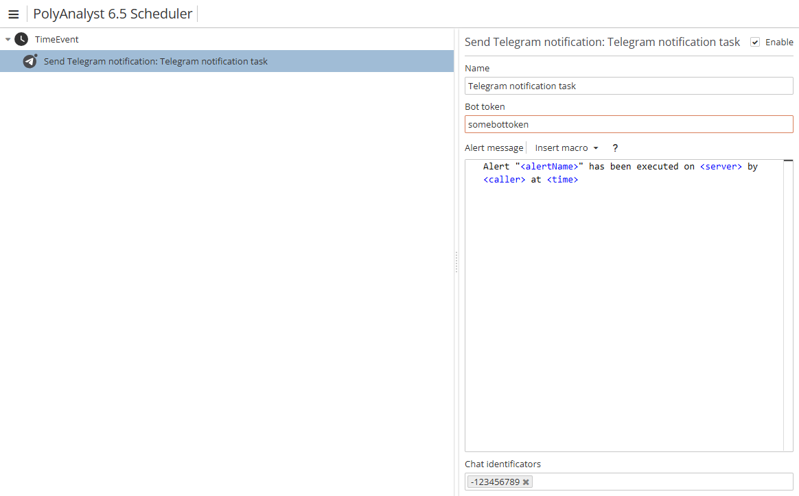 sch telegram example