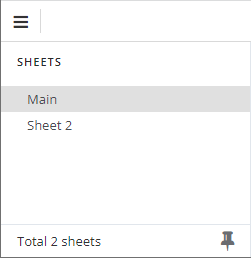 example left sheet panel