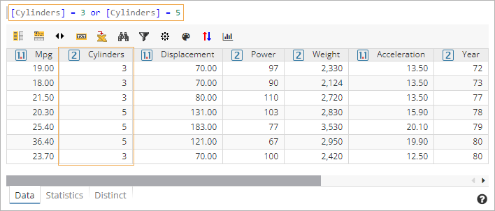 publication drill down standard results