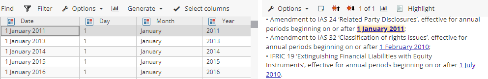 xpdl syntax dates output