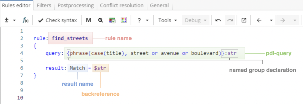 xpdl syntax streets dia