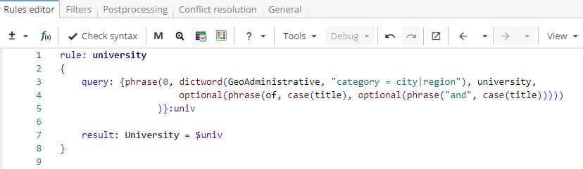xpdl rules hierarchy univ rule single