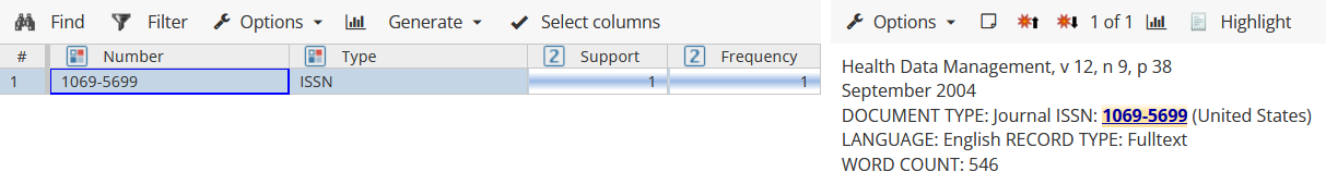 xpdl appendix issn result
