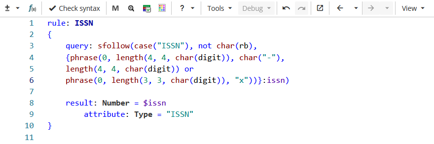xpdl appendix issn rule